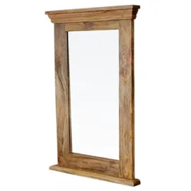 LAKSHMI-indisches-moebelhaus.de Spiegel Guru 60x90 aus Mangoholz