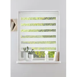 OTTO home Doppelrollo TIMELI 80 x 150 cm / Fenstergröße (Velux) weiß