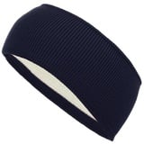 modAS Stirnband Unisex Winter Headband - Kopfband Ohrenwärmer aus Wolle blau