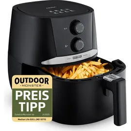 Medion Heißluftfritteuse E20L MD 100711 schwarz