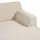 Beliani Ecksofa Cord Hellbeige linksseitig