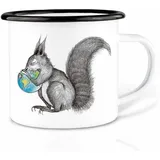 LIGARTI Kaffeetasse 0,3 l Eichhörnchen Welt