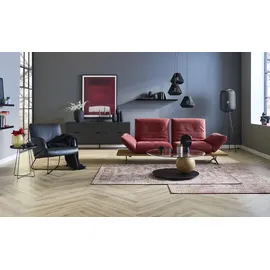 Ravensberger Werkstätten Sessel RW Wing Leder 67 x 87 x 74 cm Schwarz