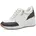 Damen Wedge Sneaker Freizeit mit Keilabsatz Weiß 42 EU