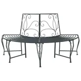 vidaXL Baumbank 160 x 80 x 89 cm Grau