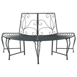 vidaXL Baumbank 160 x 80 x 89 cm Grau