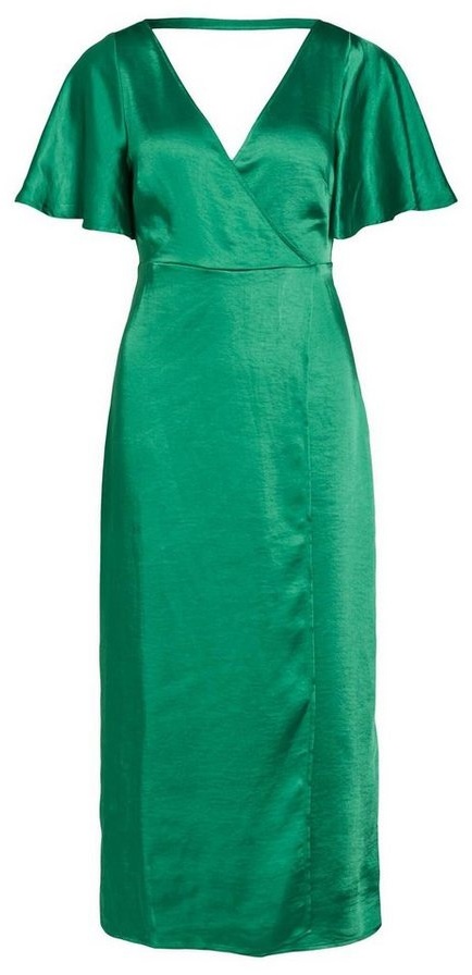Vila Abendkleid Damen Kleid VISATEENY (1-tlg) grün 42