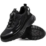 FOGOIN Werkstein S3 pro Arbeitsschuhe, Sicherheitsschuhe Herren S3 Explorer 3.0 | Atmungsaktive Arbeitsschuhe Damen mit Stahlkappe Leicht & Sportlich für Schnellverschluss Drehverschluss - 40 EU