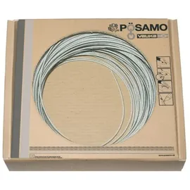 POSAMO Drahtseilbox 7x7 Edelstahl 5,0 mm weiß 100 Stück