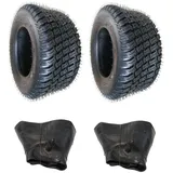 2x Schlauch 2x 18x9.50-8 Reifen WAVE 18x9.5-8 Reifen für Rasentraktor Aufsitzmäher landwirtschaftliche Maschinen Rasenmäherreifen 18 x 9.5-8 18 ...