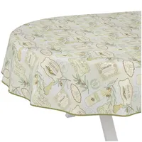 ANRO Wachstuchtischdecke Wachstischdecke Wachstuch Tischdecke abwaschbar Gartentischdecke Rund Oval