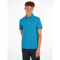 Tommy Hilfiger Poloshirt »1985 REGULAR POLO«, mit Kontraststreifen innen am Kragen, Gr. S, Surf Blue, , 73848900-S