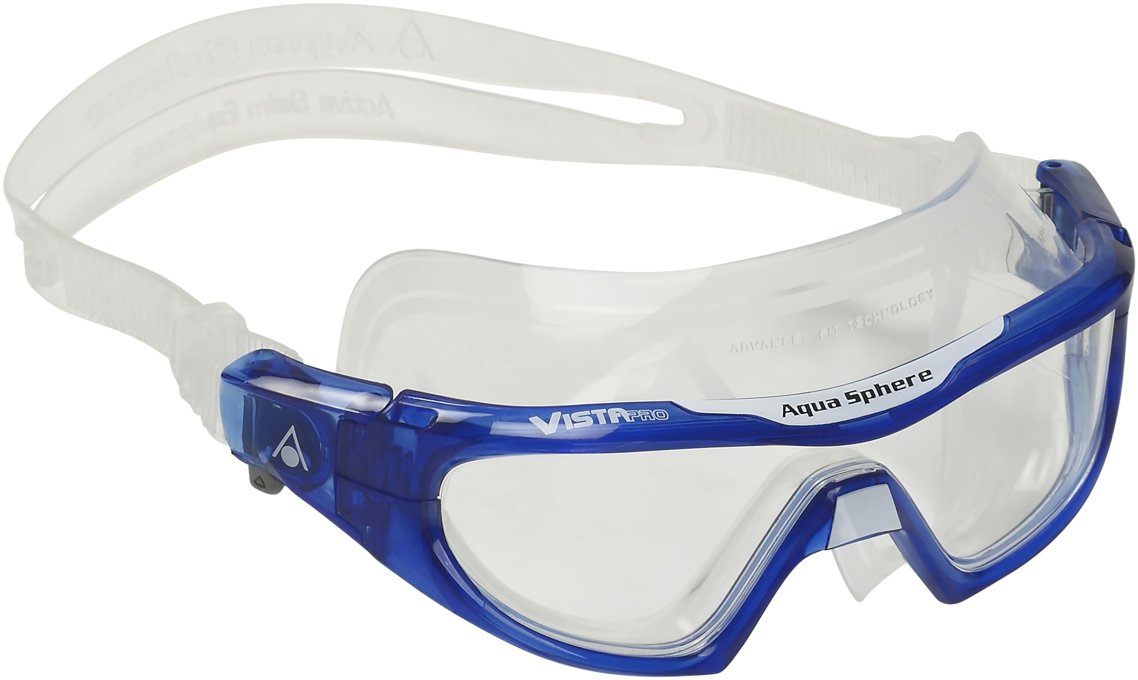 AQUASPHERE Vista Pro, Schwimmbrille, Schwimmbrille für Männer und Frauen mit UV-Schutz und Silikondichtung, beschlagfreie und auslaufsichere Gläser