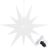 ovilum LED Leuchtstern 100 cm x 100 cm x 1000 cm Weiß