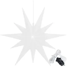 ovilum LED Leuchtstern 100 cm x 100 cm x 1000 cm Weiß