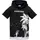 Chiemsee T-Shirt CHIEMSEE "mit Palmendruck", Jungen, Gr. 176/182, schwarz, Jersey, Obermaterial: 100% Baumwolle, bedruckt, Basic, Shirts T-Shirt, kurzärmelig, bedruckt, mit Kapuze, aus Baumwolle, aus Jersey-Stoff