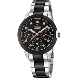 Festina Quarz Damen Keramik F20497/3 - schwarz - 35.0mm