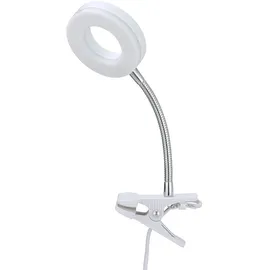 ETC Shop Klemmlampe Weiß 2 St.