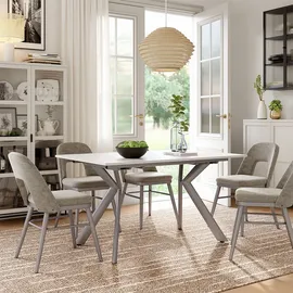 Vicco Esstisch Trill, 140 x 90 cm ausziehbar