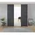 Rauch Schwebetürenschrank KOLUNA mit Spiegel 203 x 210 x 62 cm grau
