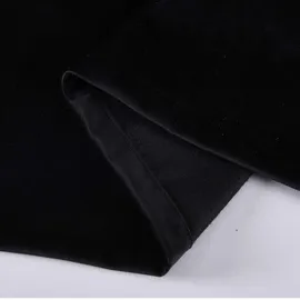 Gardinenbox Milano verdeckte Schlaufen 135 x 235 cm schwarz 2 St.