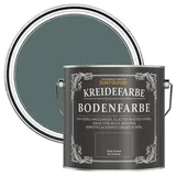 Rust-Oleum kratzfeste Kreidefarbe Bodenfarbe in mattem Finish -Tiefsee 2.5L