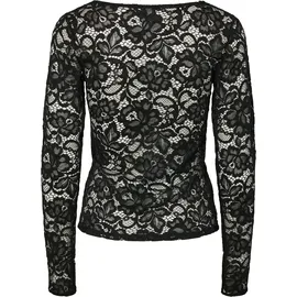 Y.A.S Spitzenshirt schwarz XS