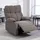 Homcom Relaxsessel mit Liegefunktion 96 x 108 x 0 cm Braun/Bronze drehbar