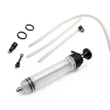 2EXTREME Ölabsaugspritze 200ml Ölabsaugpumpe - Handpumpe Öl Getriebeöl Kraftstoff - Absaugpumpe Umfüllpumpe mit Schlauch Messskala - für KFZ Auto Motorrad Roller Quad Rasenmäher