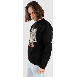Lurking Class Global Infestation X Stikker Bad Friends Sweater black Gr. M