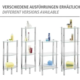 Wenko Badregal Yago Viereckig 4 Glasablagen 104 cm