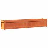 vidaXL Pflanzkübel 180x31x31 cm Massivholz Kiefer
