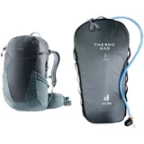 deuter Futura 27 Wanderrucksack, Graphite-shale & Streamer Thermo Bag 3.0 l isolierende Tasche Trinksysteme