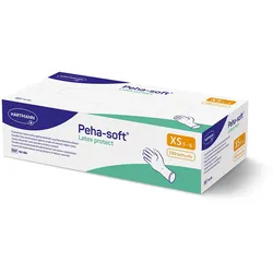 PEHA-SOFT Latex protect Unt.Hands.unsteril pf XS 100 St