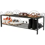 DanDiBo Ambiente Mi-2 Regal 92 x 38 x 92 cm schwarz / schwarz