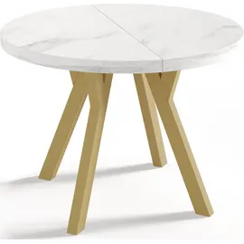 WFL GROUP Designer Ø 100 cm weiß
