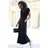 LASCANA Culotte-Overall mit Knotendetail in der Taille, femininer Jumpsuit, festlich schwarz 38