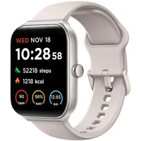 TOOBUR Smartwatch Alexa Eingebaut mit Telefonfunktion,1.95" Fitnessuhr mit Herzfrequenz Schrittzähler Schlafüberwachung IP68 Wasserdicht Kompatibel iOS & Android für Herren 44 mm