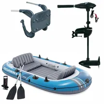 Intex Schlauchboot Excursion 4 inkl. Außenbordmotor | Befestigung