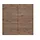 WOODTEX Sichtschutzelement 180 x 4 cm Braun Holz
