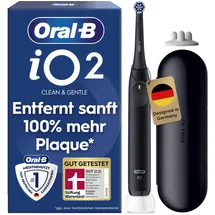 Oral-B iO Series 2 Night Black Special Edition + Reiseetui + Aufsteckbürstenhalter