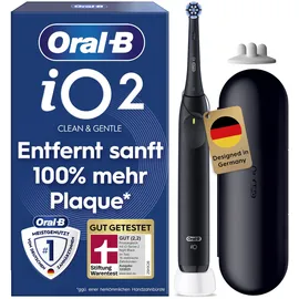 Oral-B iO Series 2 Night Black Special Edition + Reiseetui + Aufsteckbürstenhalter