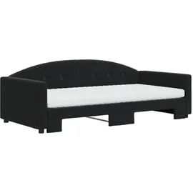 vidaXL Tagesbett 100 x 200 cm Schwarz