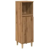 vidaXL Badschrank Artisan-Eiche 30x30x100 cm Holzwerkstoff