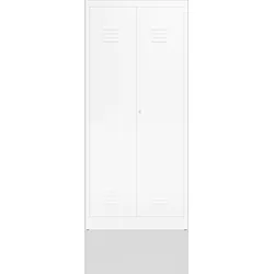 Spind Mehrzweckschrank Spindschrank 1800 x 800 x 500 mm, signalweiß X-515717