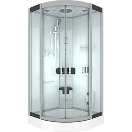 AcquaVapore Dampfdusche Duschtempel Sauna Dusche Duschkabine D46-10T3-EC 90x90