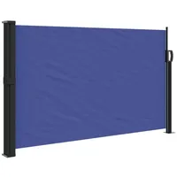 vidaXL Seitenmarkise Ausziehbar Blau 120x500 cm