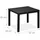 Relaxdays Beistelltisch 48 x 52 x 39 cm Schwarz