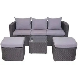 MCW MCW-J37 Garten-Lounge-Set anthrazit/hellgrau
