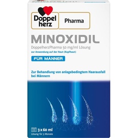 Queisser MINOXIDIL DoppelherzPharma 50 mg/ml Lösung 3 x 60 ml